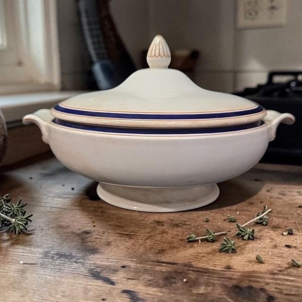 Pountrey & Co. LTD. Soup Tureen, Vintage Covered Serving Dish, England China
